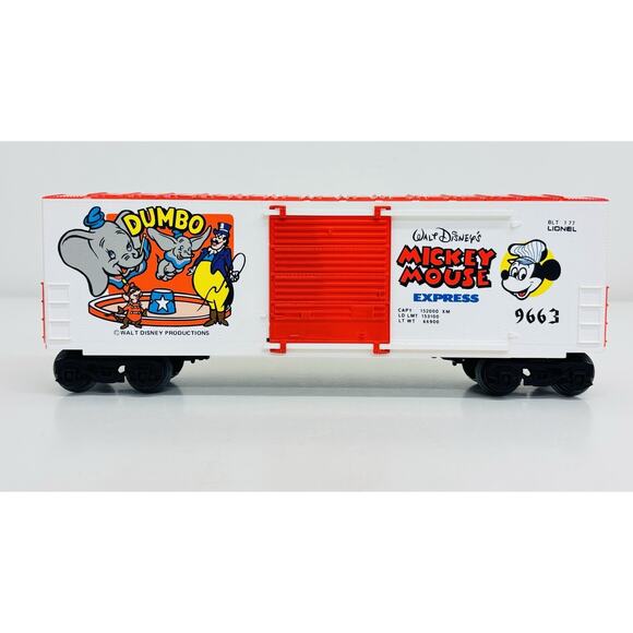 Lionel Dumbo Hi-Cube Box Car Walt Disney's Mickey Mouse Express 6-9663 NOS - Picture 2 of 10